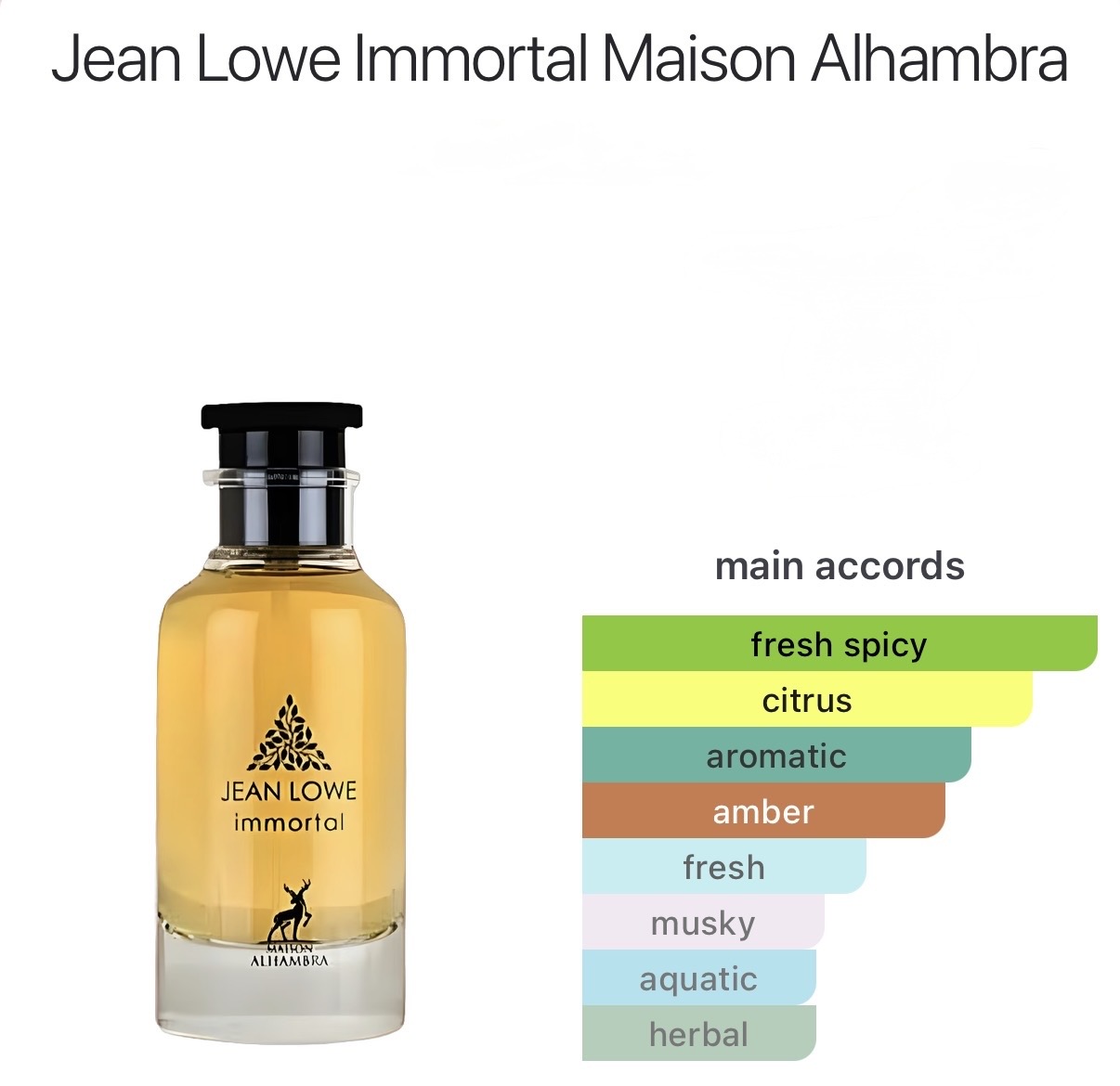 Maison Alhambra Jean Lowe Immortal catalog page
